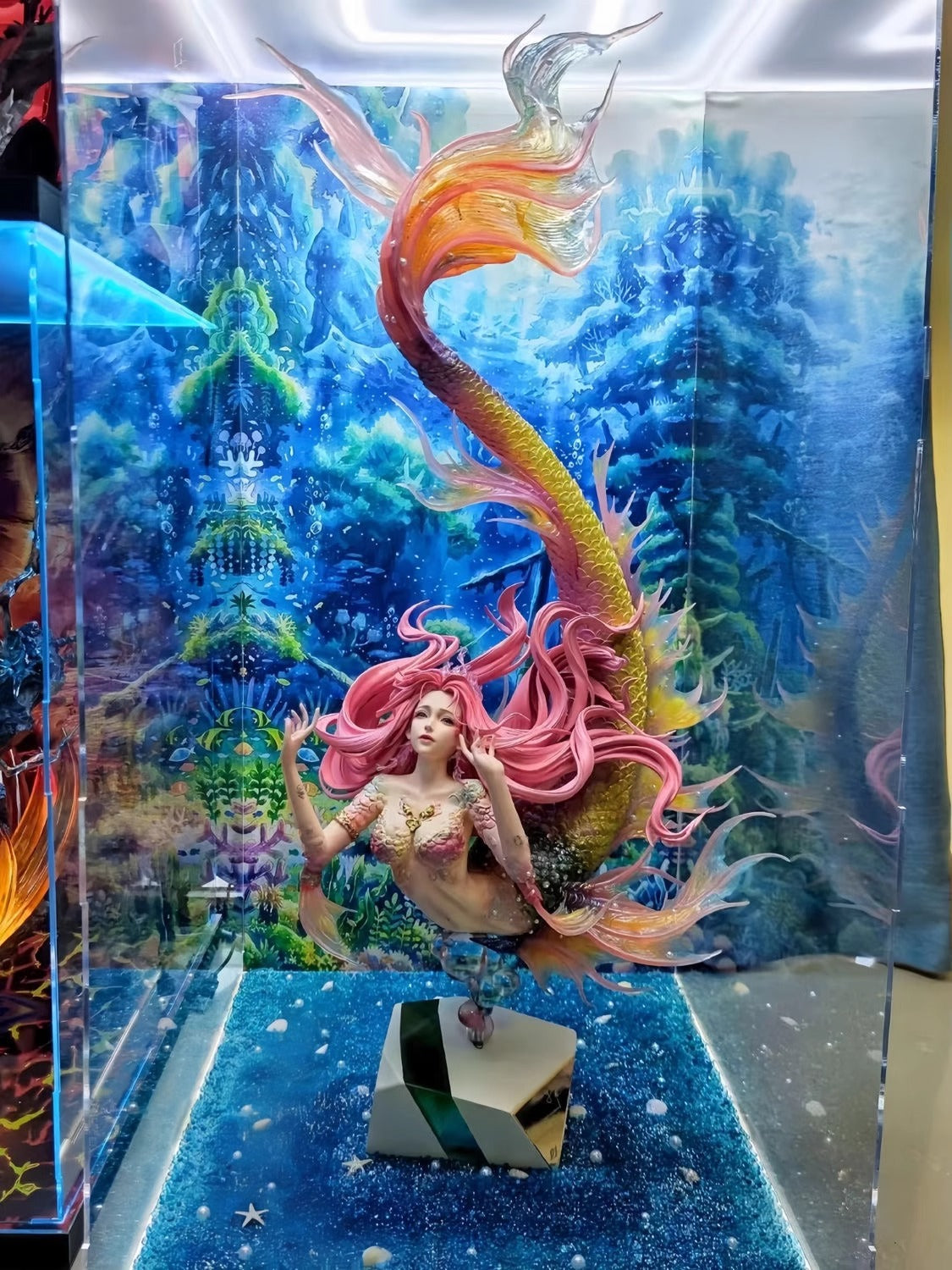 3D Mermaid Figurine Anime Art Decoration