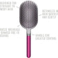 Dyson Ultimate Designed Detangling Comb and Paddle Brush Compatible with Dyson Supersonic Hair Dryer