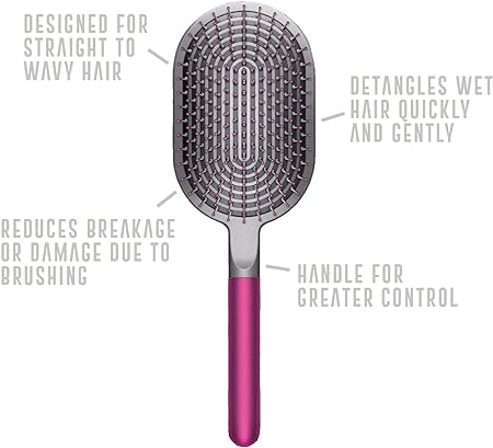 Dyson Ultimate Designed Detangling Comb and Paddle Brush Compatible with Dyson Supersonic Hair Dryer