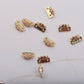 (No.9 Exclusive) Assorted premium zircon inlaid 2/3-row spacer collection for jewelry making