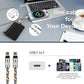 2 IN 1 Hand-Free Phone Charge Strap Cross Body/Hand-held 65W Charging Cable