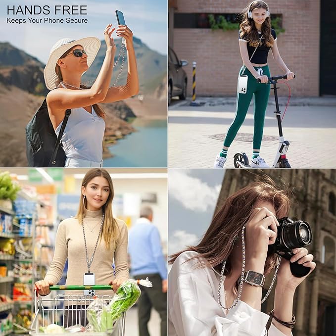 2 IN 1 Hand-Free Phone Charge Strap Cross Body/Hand-held 65W Charging Cable