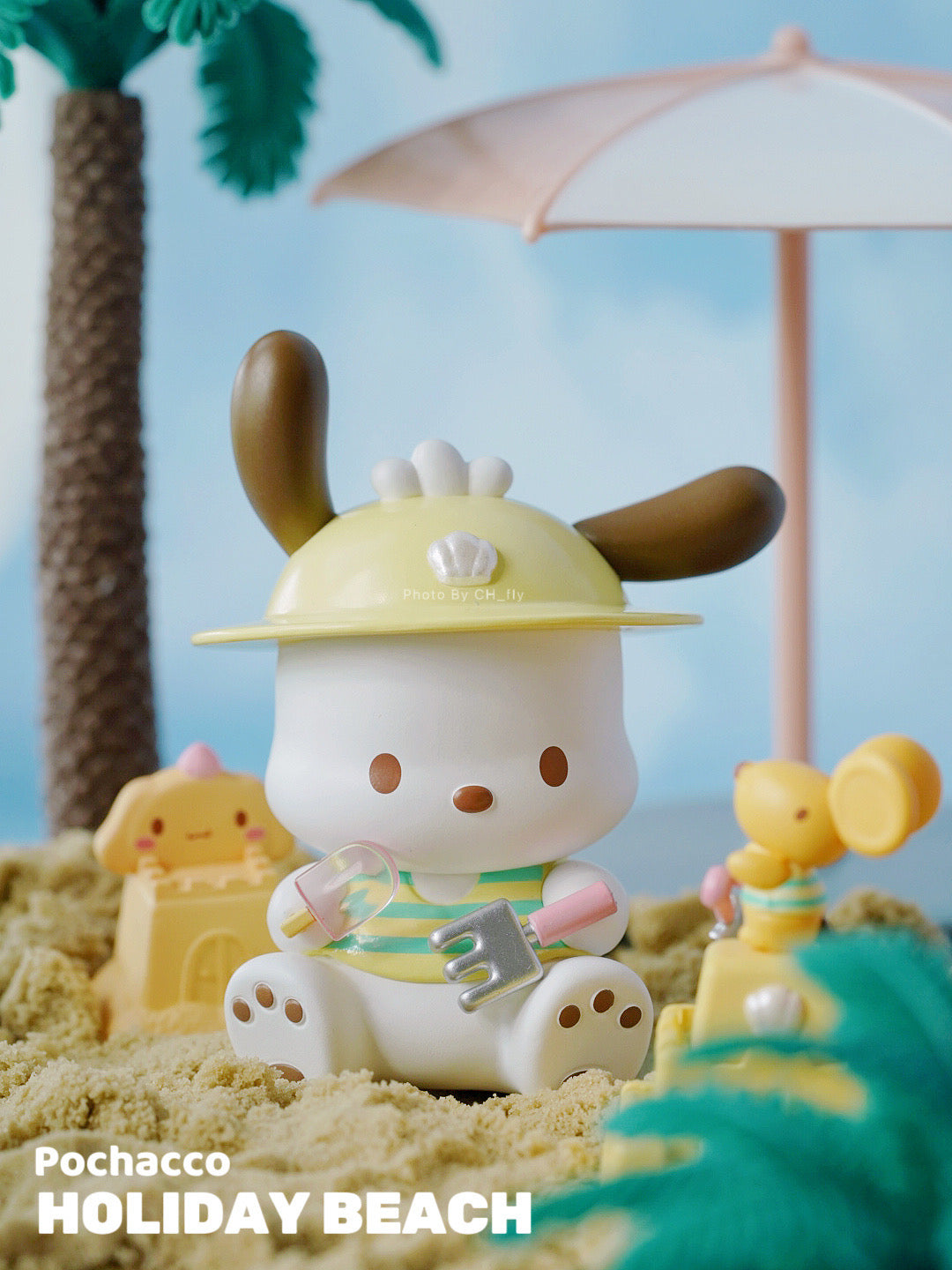 Sanrio Pochacco Holiday Beach Series Blind Box Doll for ages 15+