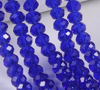 Glass faceted clear beads crystal imitation beads for DIY Keyring and Accessories for ages 15+