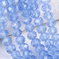 Glass faceted clear beads crystal imitation beads for DIY Keyring and Accessories for ages 15+