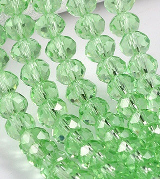 Glass faceted clear beads crystal imitation beads for DIY Keyring and Accessories for ages 15+