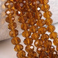 Glass faceted clear beads crystal imitation beads for DIY Keyring and Accessories for ages 15+