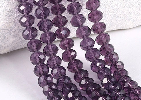 Glass faceted clear beads crystal imitation beads for DIY Keyring and Accessories for ages 15+