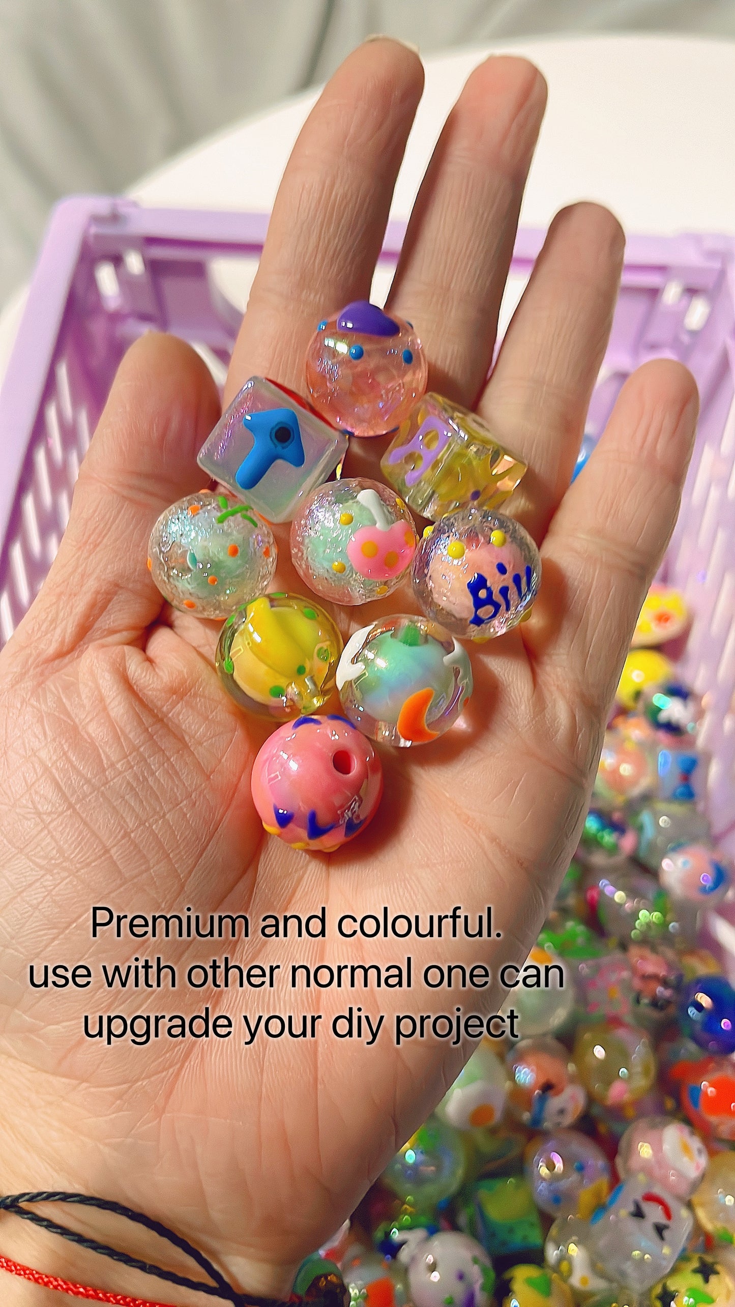 Premium Hand-drawing Beads for crafts jewelry etc for ages 15+