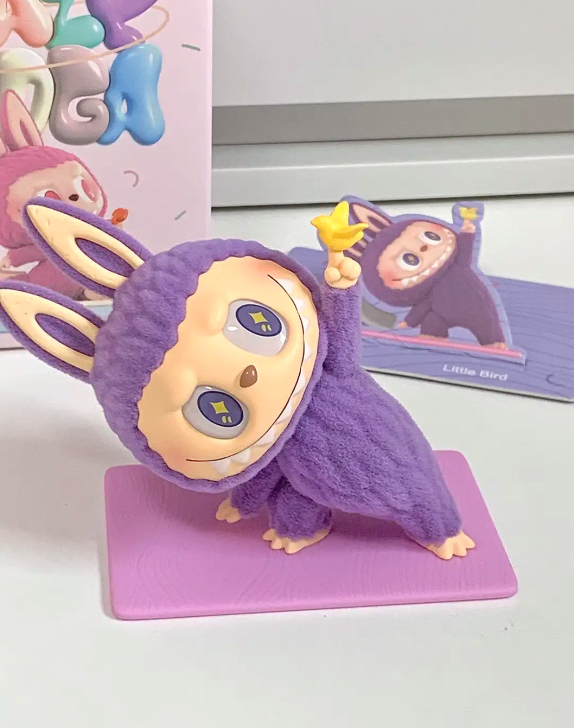 The Monster LABUBU Lazy Yoga Series Blind Box Doll for ages 15+