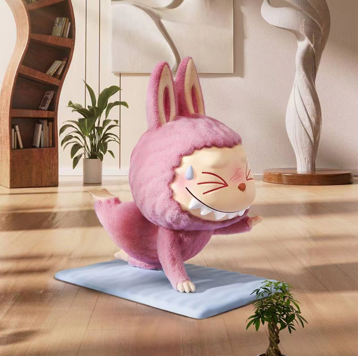 The Monster LABUBU Lazy Yoga Series Blind Box Doll for ages 15+