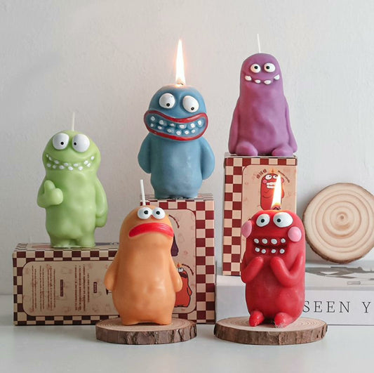 Uglydoll Style Mounster Figure Scented Candle Set