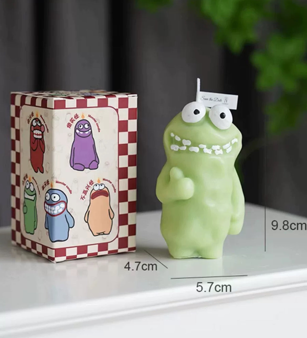 Uglydoll Style Mounster Figure Scented Candle Set