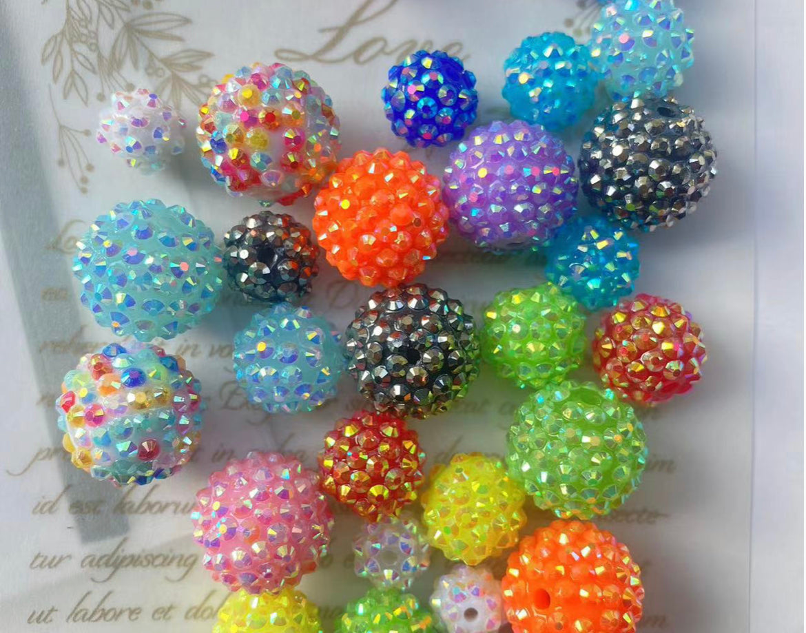 DIY waxberry diamond beads & sugar beads for crafts jewelry etc for ages 15+