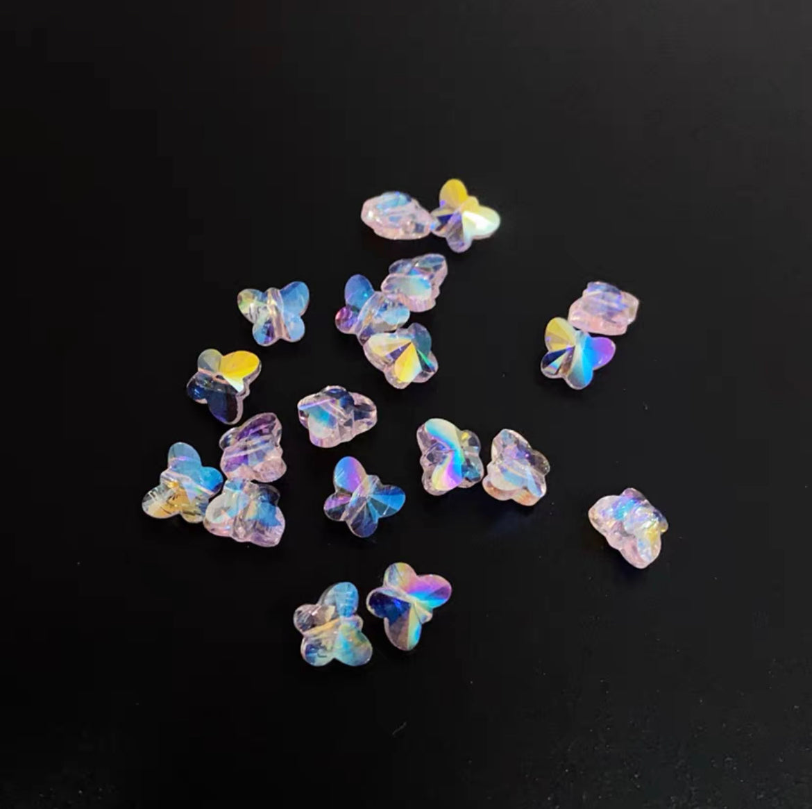 Butterfly shaped DIY crystal Beads for Jewelry Making for ages 15+