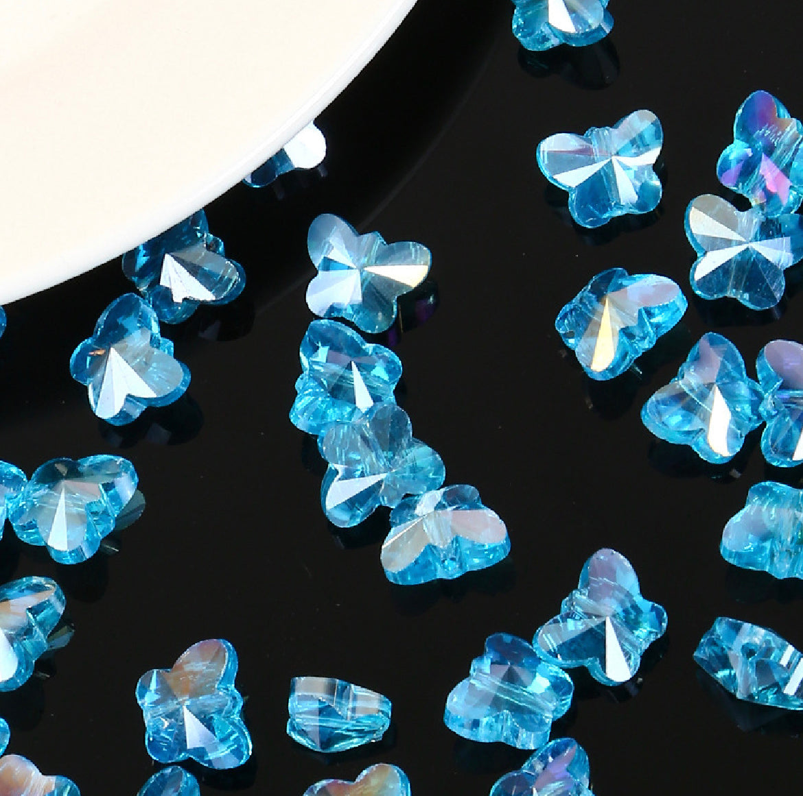 Butterfly shaped DIY crystal Beads for Jewelry Making for ages 15+