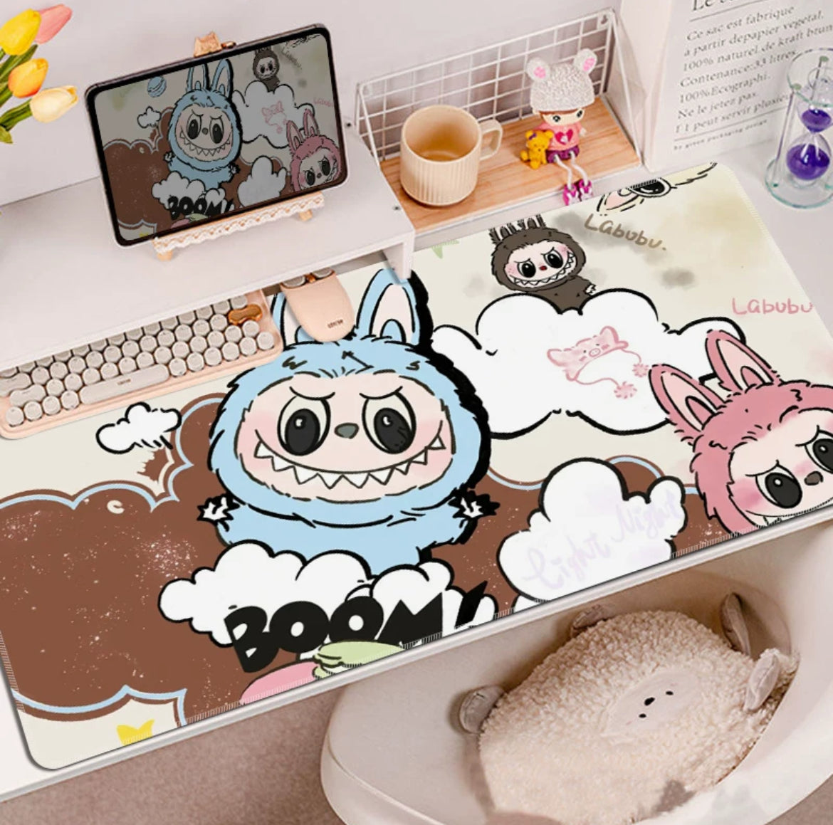 Labubu Mouse Pad Desk Pad Cute Gift