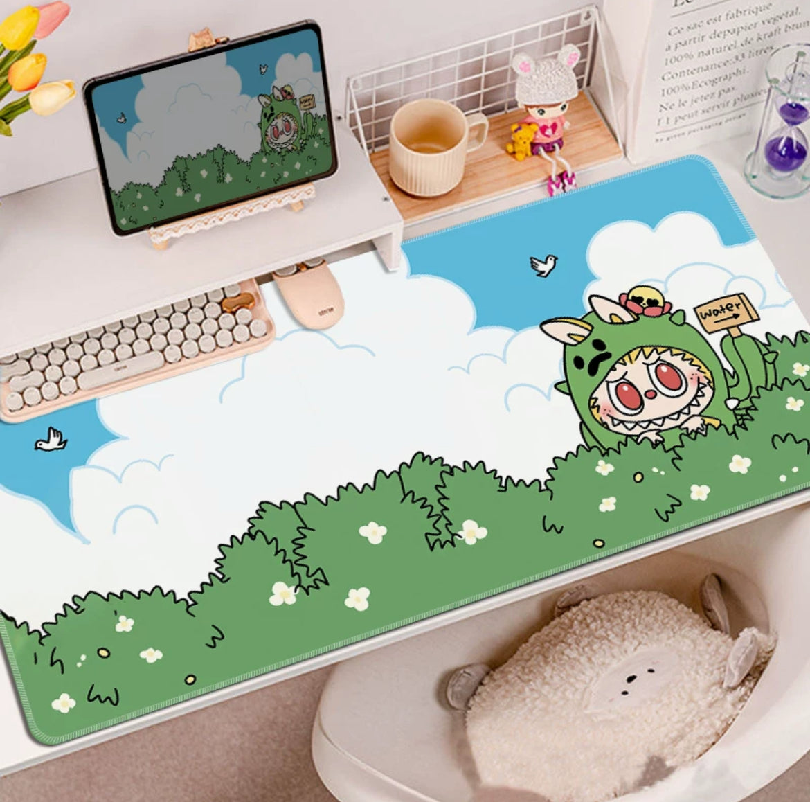 Labubu Mouse Pad Desk Pad Cute Gift