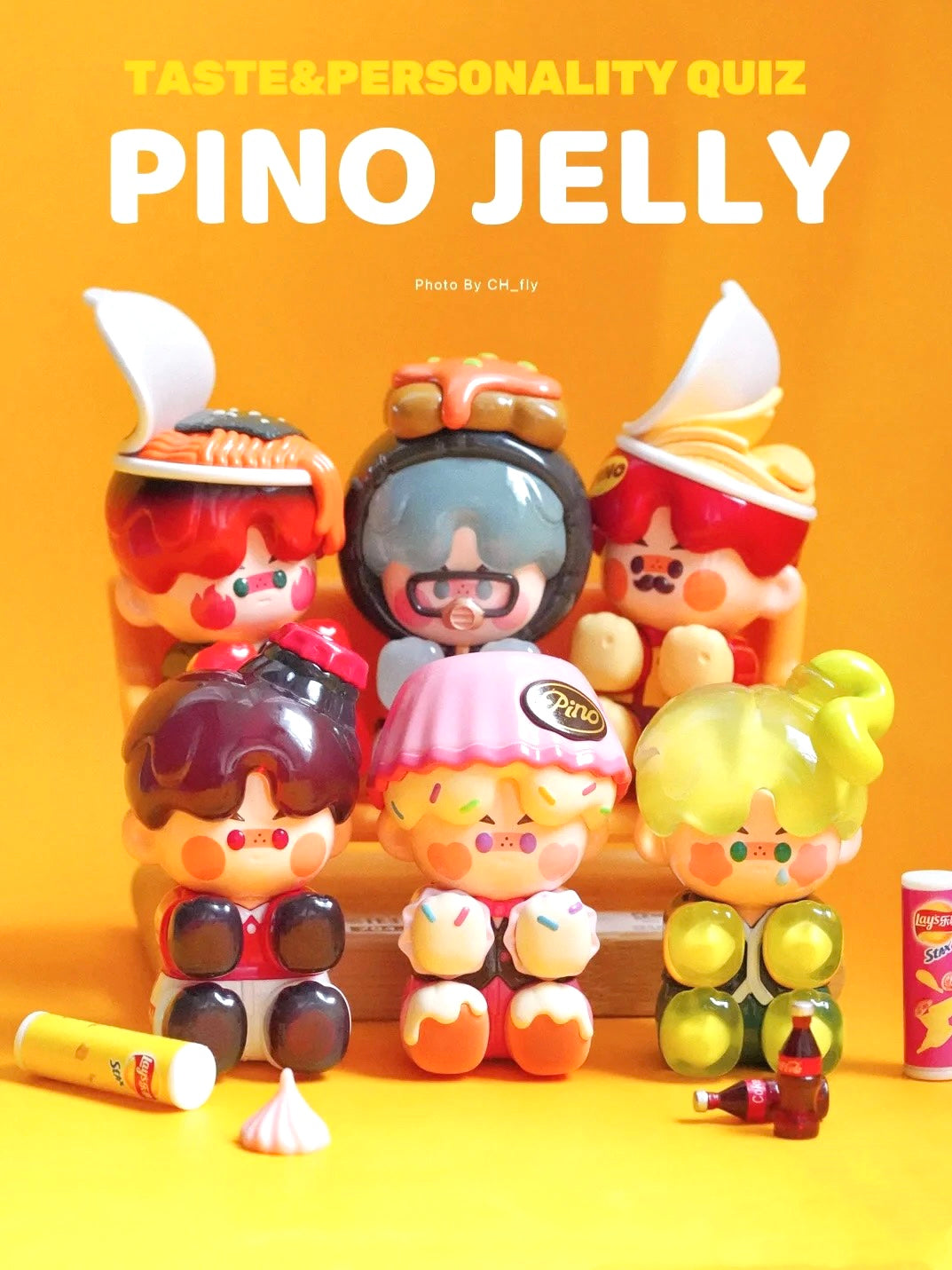 (out of print) PINO JELLY Taste&Personality Quiz Series Figures for age 15+