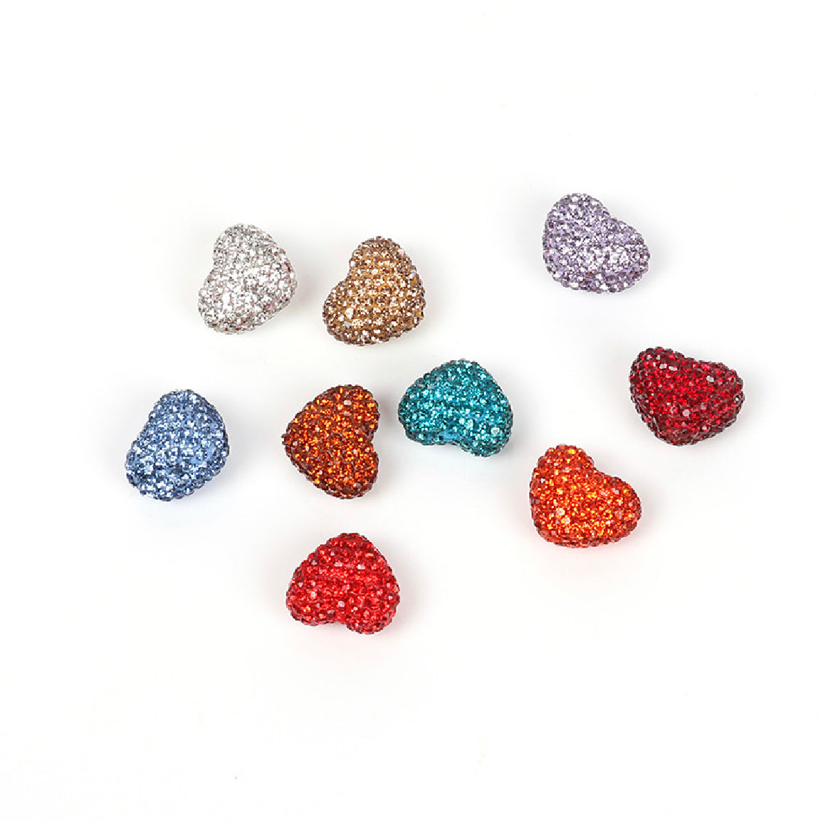 DIY heart shape diamond beads for crafts jewelry etc for ages 15+