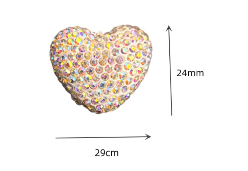 DIY heart shape diamond beads for crafts jewelry etc for ages 15+