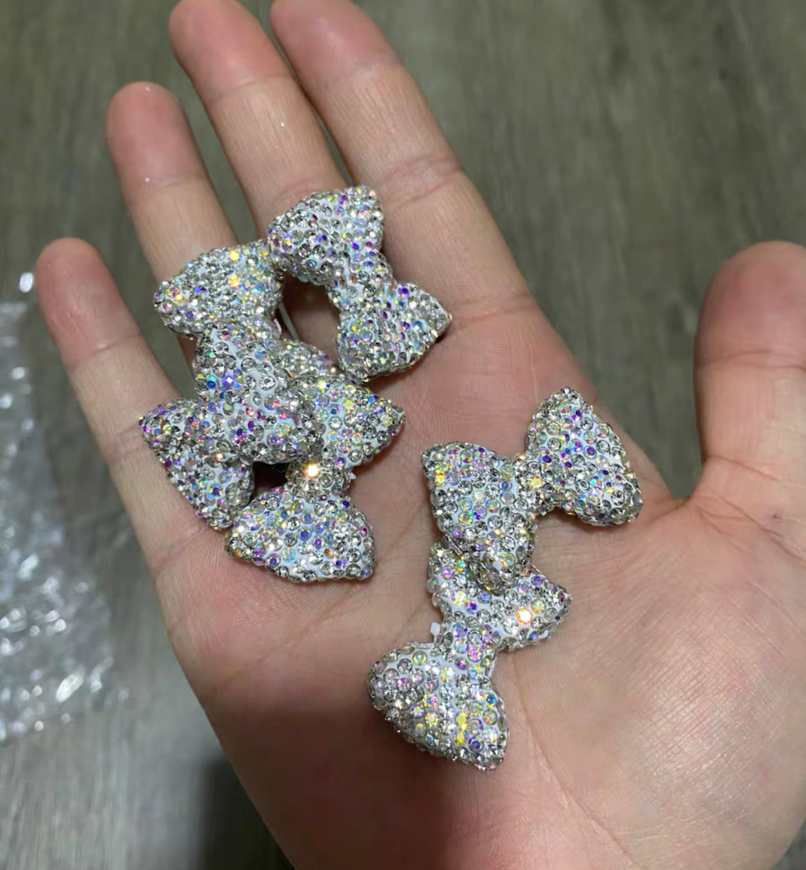 DIY bow shape diamond beads for crafts jewelry etc for ages 15+