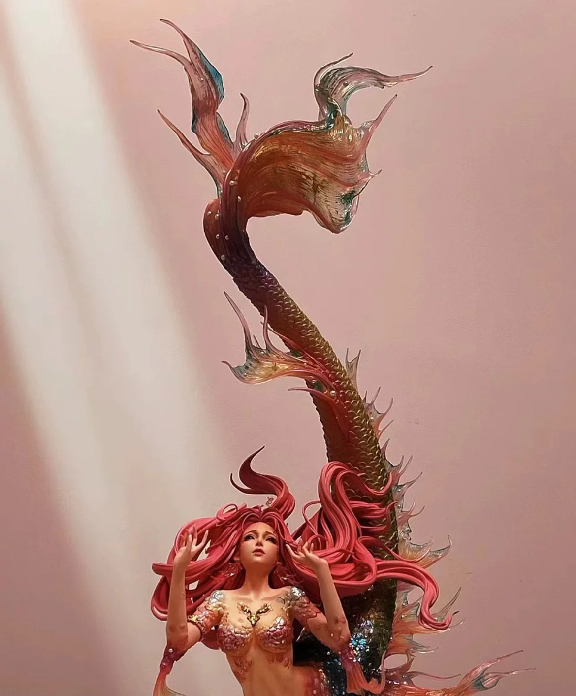 3D Mermaid Figurine Anime Art Decoration