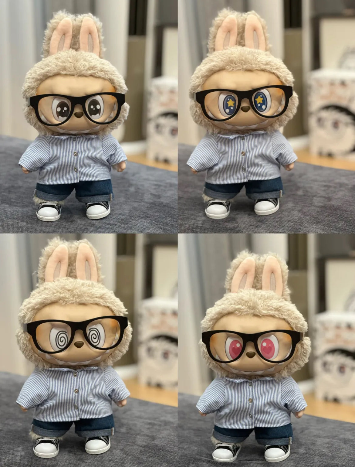 POPM Labubu Flip With Me Vinyl Face Plushie Doll