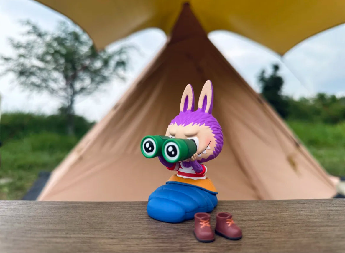 POPM The Monster Camping Series Labubu Blind Box Doll for ages 15+