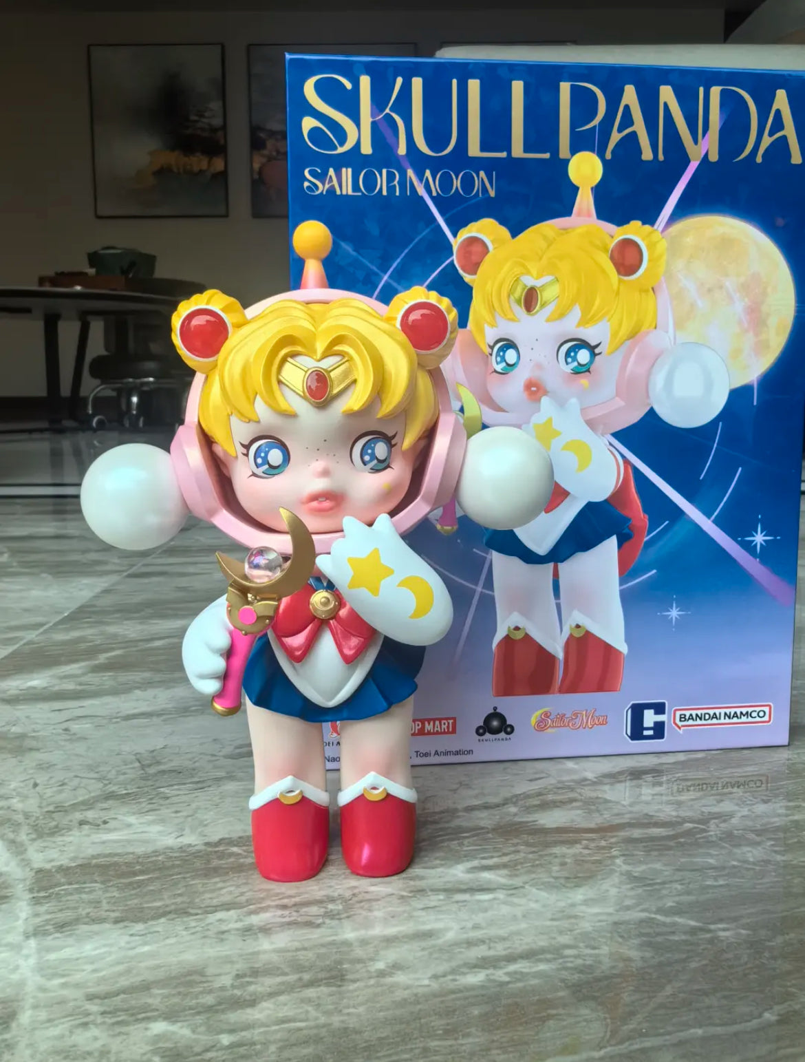 POPM Skull Panda X Sailor Moon Limited Edition Mega Doll (current price)