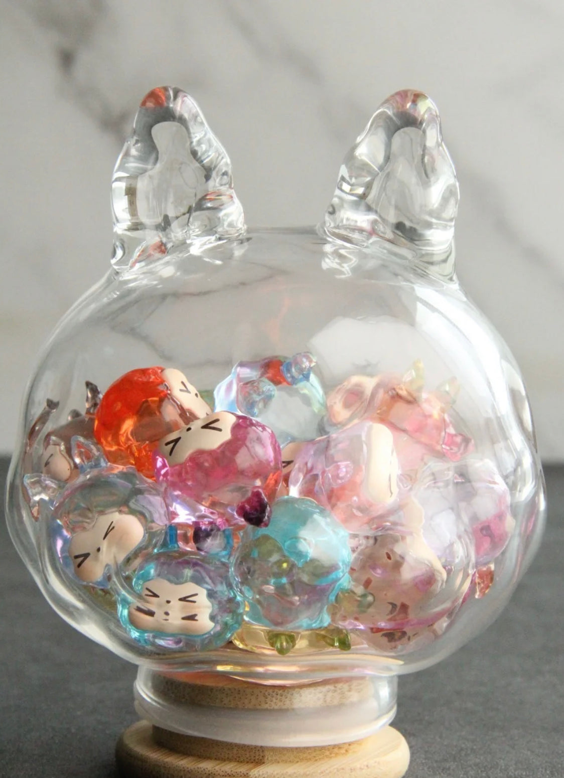 Luminous Clear Mini kiki doll for DIY Keyring and Accessories for ages 15+