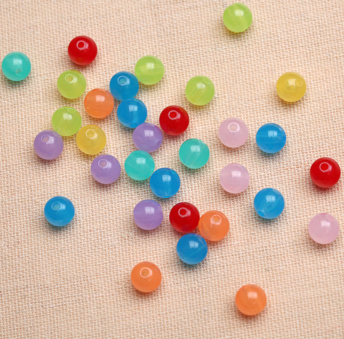 Jelly Color Beads for crafts jewelry etc for ages 15+