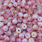 Rainbow strap UV coated beads for crafts jewelry etc for ages 15+