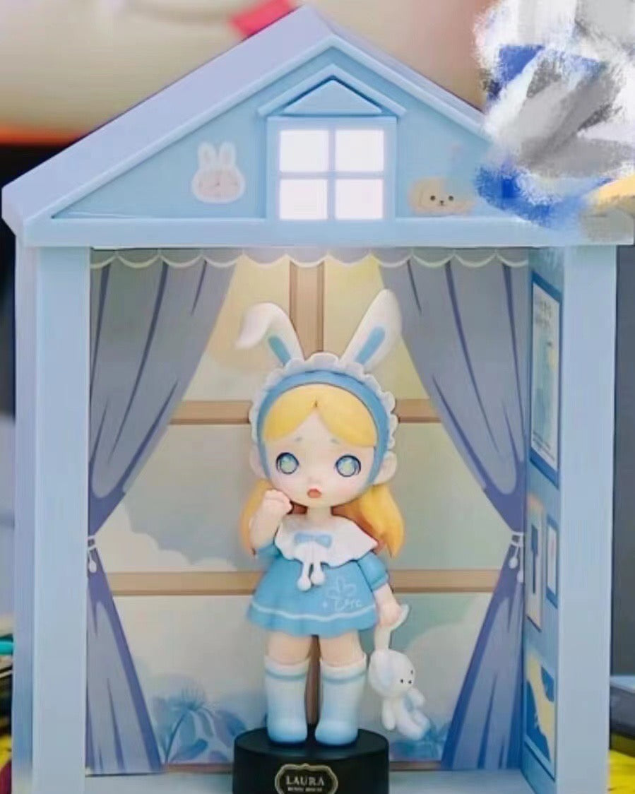 Toycity X Cute Room Laura Blue Bunny Special Edition Doll House Lamp