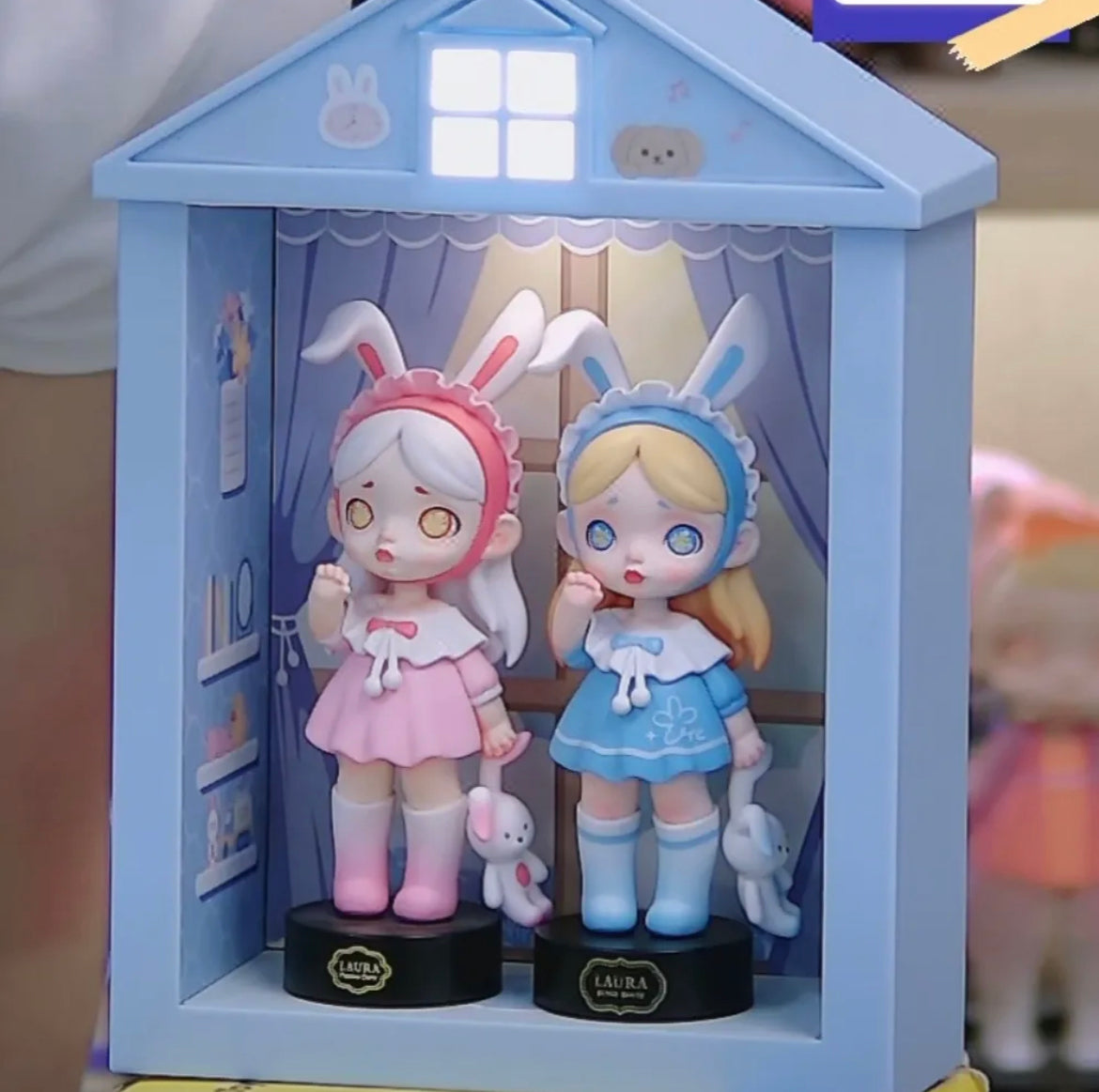 Toycity X Cute Room Laura Blue Bunny Special Edition Doll House Lamp