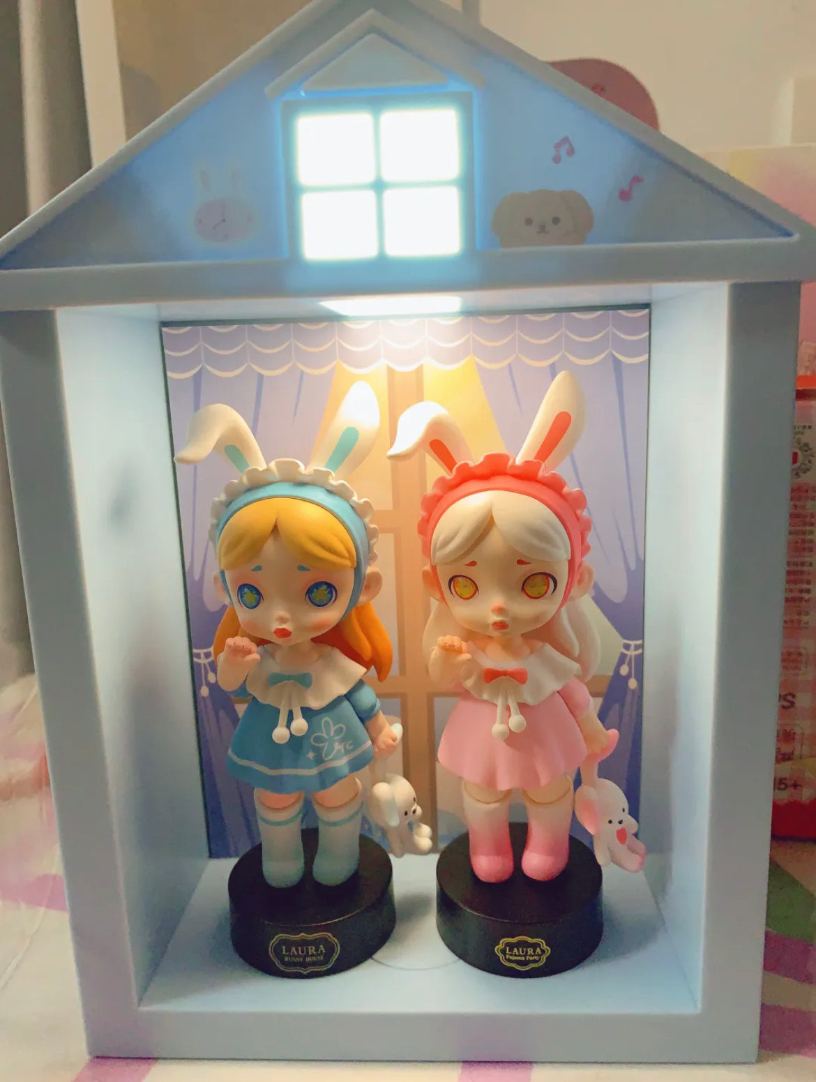 Toycity X Cute Room Laura Blue Bunny Special Edition Doll House Lamp