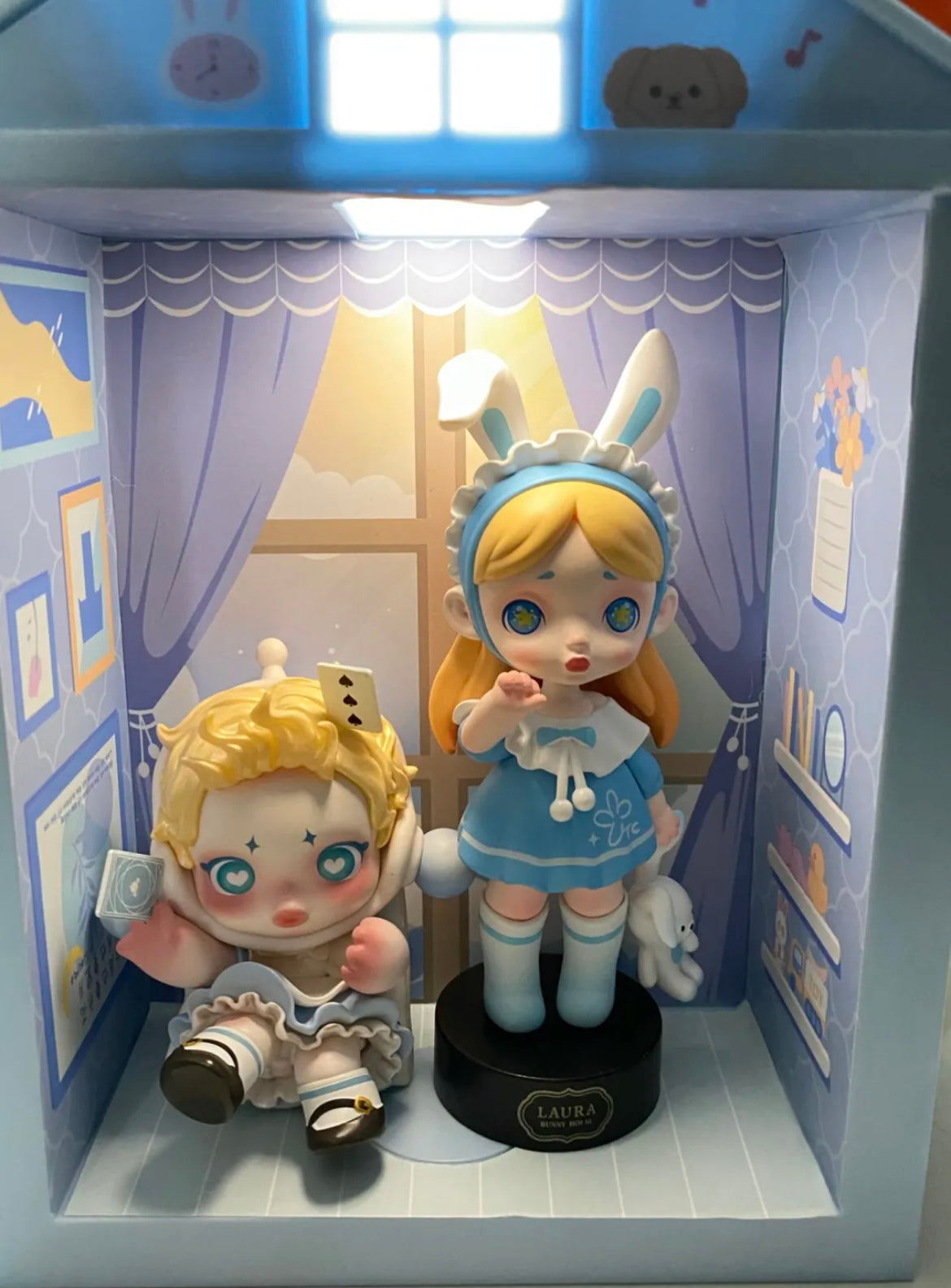 Toycity X Cute Room Laura Blue Bunny Special Edition Doll House Lamp