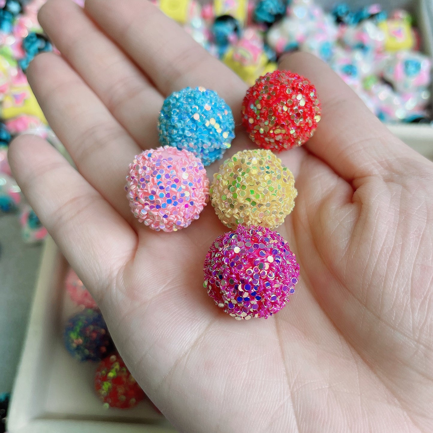 Mermaid Beads Sparkling Sequin craft beads for DIY crafts jewelry etc for ages 15+