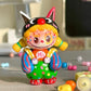 (Crafts Work) LABUBU Clay & Resin DIY Crafts MINI Doll 4-5cm Keyring Accessories