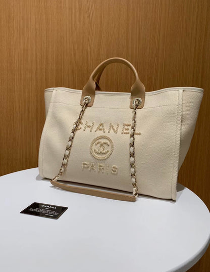 2024 VIP Gift Bag Pearl Canvas Tote Bag