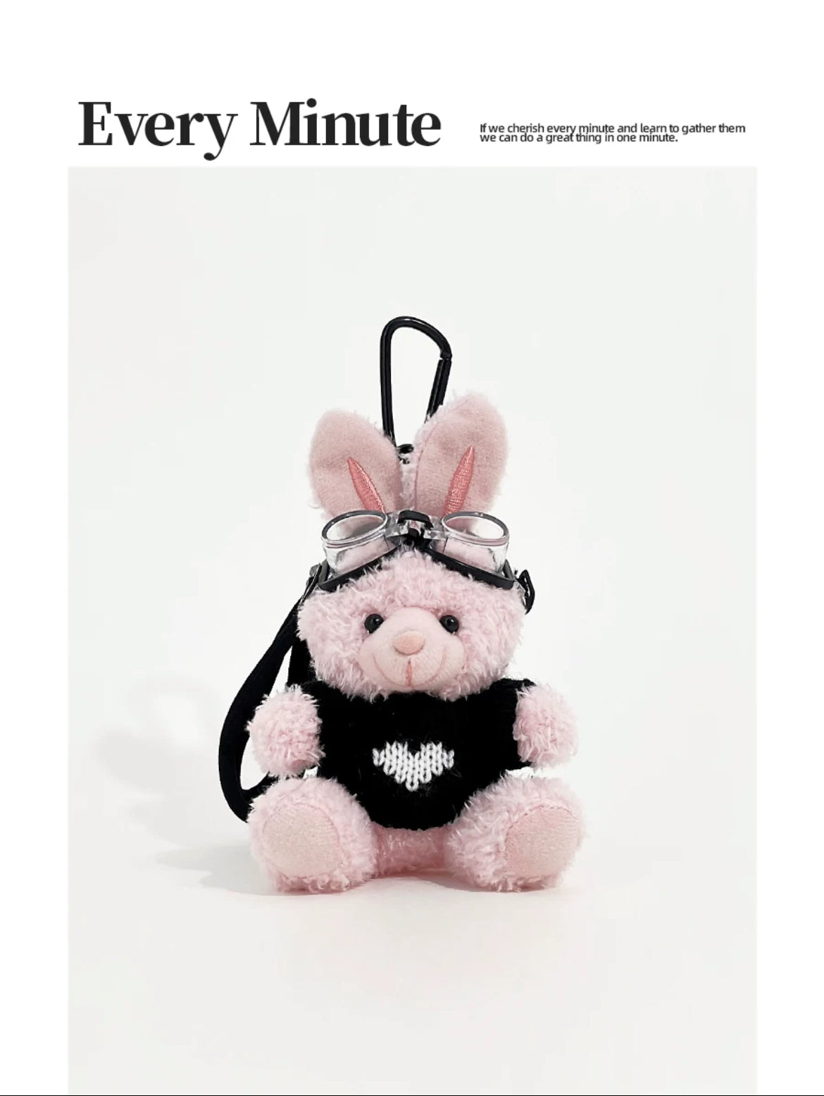 (NEW ARRIVAL) Knit Mini Bag With Cute Plushie Pendent