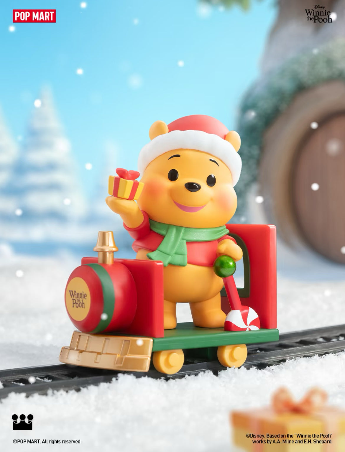 POPM Winnie the pooh Christmas Gift Sending Series