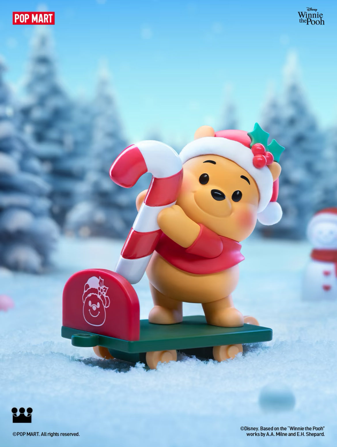 POPM Winnie the pooh Christmas Gift Sending Series