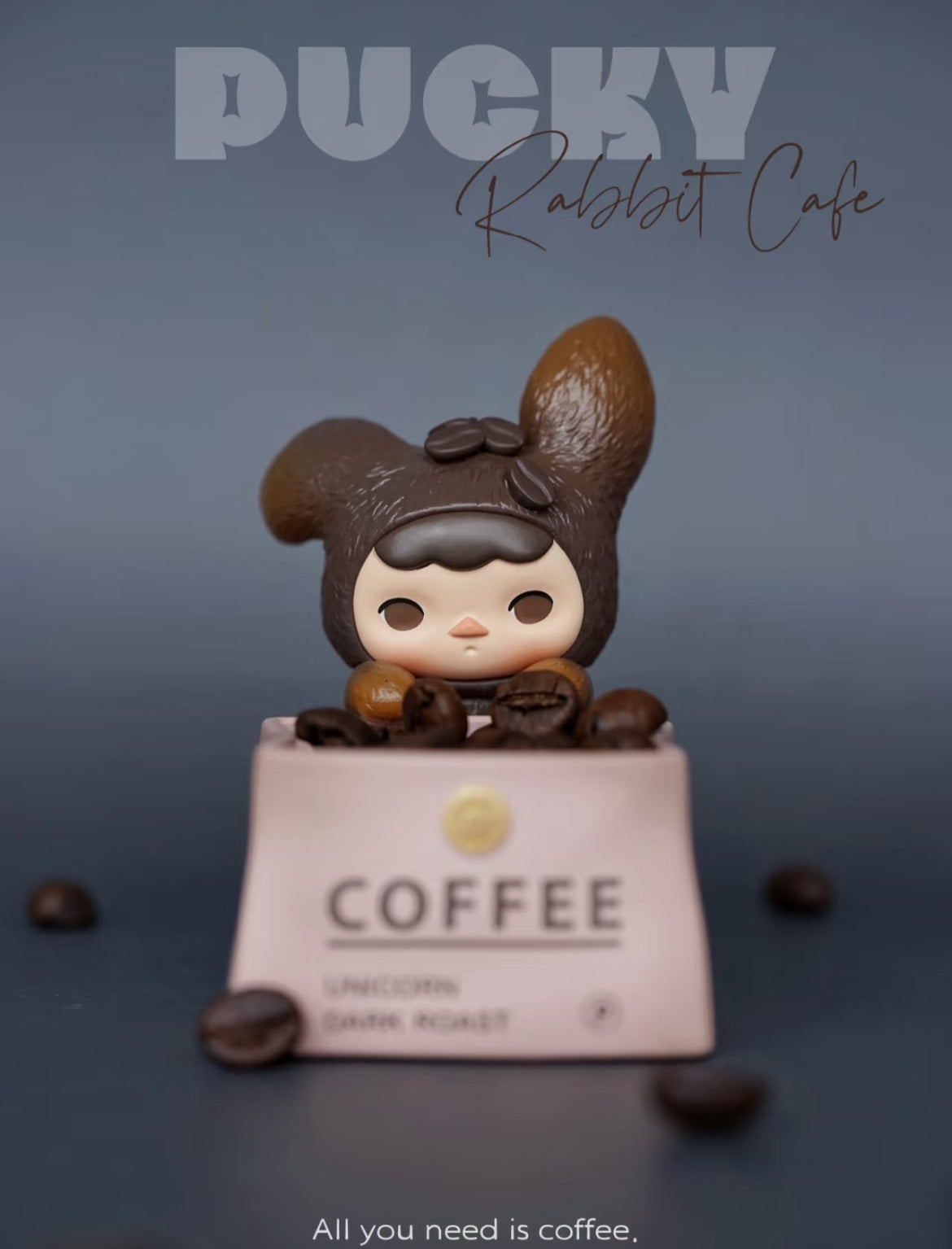 (discountiued) POPM Pucky Rabbit Cafe Series Blind Box Doll for ages 15+