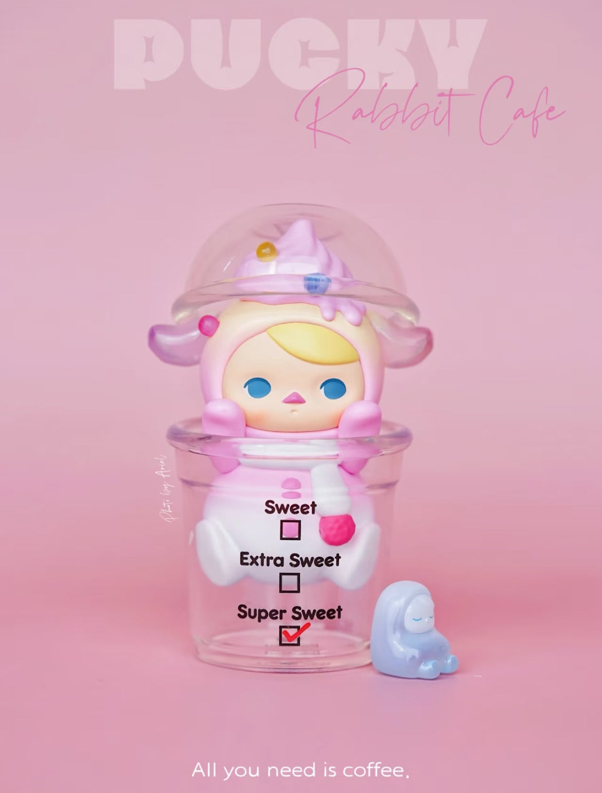 (discountiued) POPM Pucky Rabbit Cafe Series Blind Box Doll for ages 15+