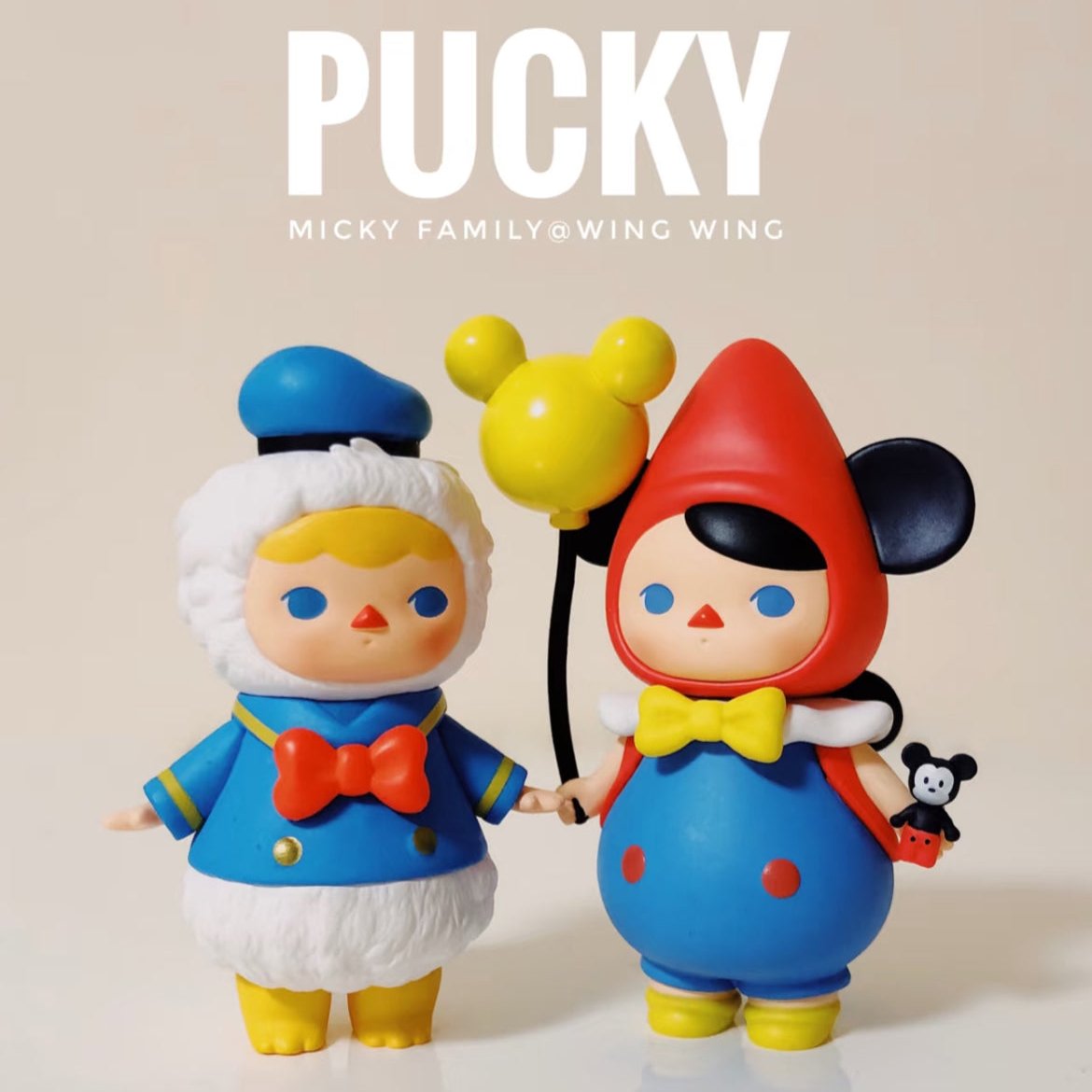 POPM Pucky Mickey Family Series Blind Box Doll for ages 15+