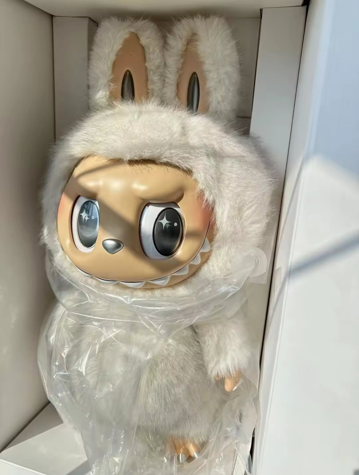 POPM Labubu The Monster Zimomo Angel In Clouds Vinyl Face 58cm Plushie (Copy)