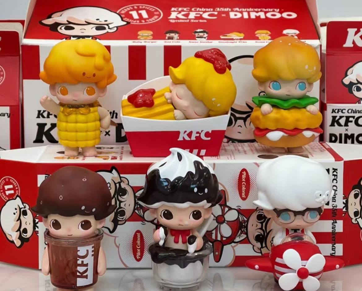POP MART Dimoo & KFC Series Blind Box Doll for ages 15+