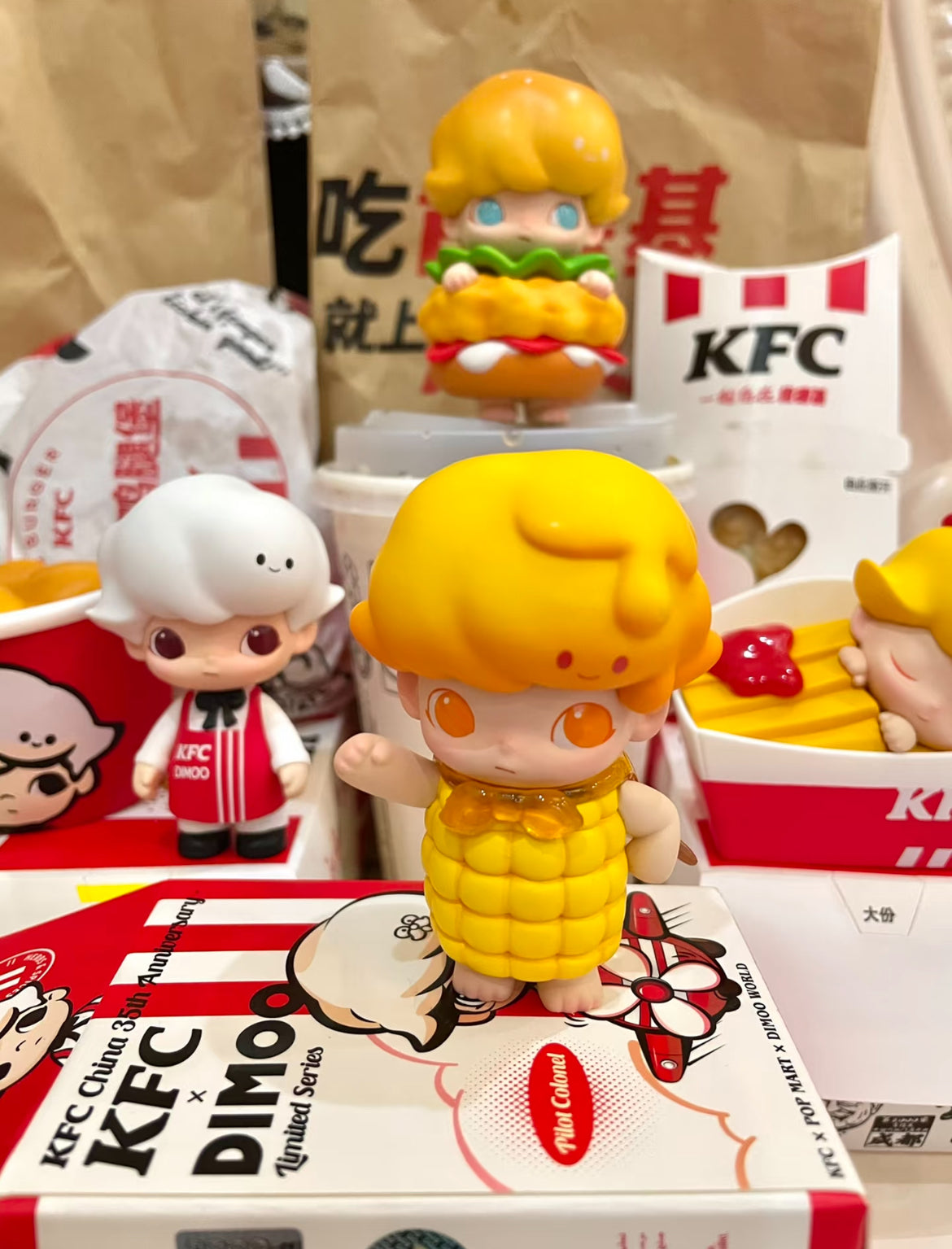 POP MART Dimoo & KFC Series Blind Box Doll for ages 15+