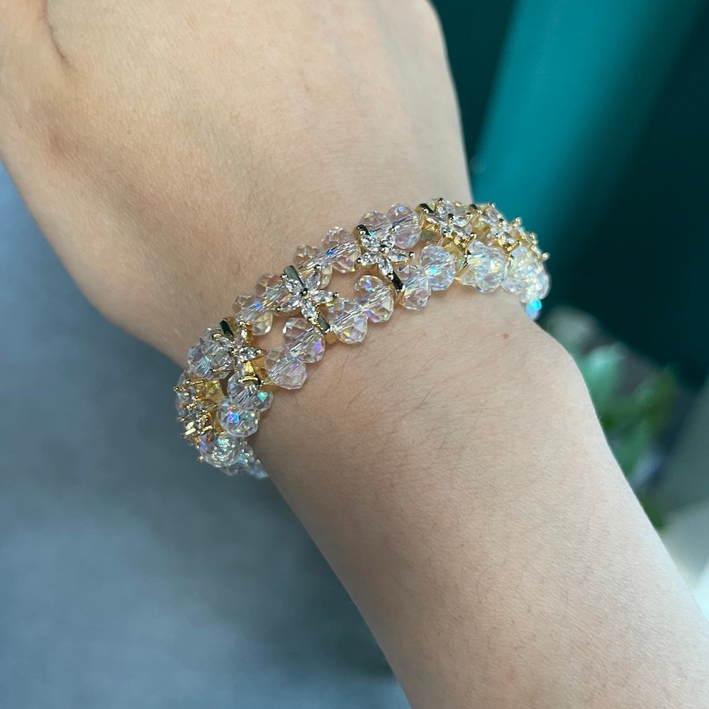 Finished Version Swarovski bracelet （double-row) for woman